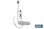 SLIDING FALL ARRESTER WITH BRAIDED ROPE | LENGTH: 10M | SUITABLE FOR WORKS AND ACTIVITIES AT HEIGHT