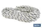 ROULEAU DE CORDE POUR TRAVAUX EN HAUTEUR | CORDE TRESSÉE | IDÉALE POUR L'ESCALADE ET LES TRAVAUX EN HAUTEUR