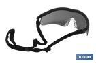 Dark safety glasses | Scratch resistant glasses | Greater safety in do-it-yourself projects and welding works, among others - Cofan