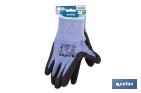 Guantes mecánicos anticorte impregnado en nitrilo Sandy Coating | Conforme con EN 388:2016 | Disponible desde la talla 6 hasta la 11 - Cofan