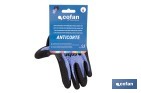 Guantes mecánicos anticorte impregnado en nitrilo Sandy Coating | Conforme con EN 388:2016 | Disponible desde la talla 6 hasta la 11 - Cofan