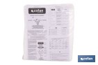 Buzo de protección desechable con capucha | Protección química tipo 5 y 6 | Color blanco | Disponible desde la talla M hasta la XXL - Cofan