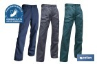 WORK TROUSERS | SERVET MODEL | DIFFERENT COLOURS | 65% POLYESTER & 35% COTTON MATERIALS