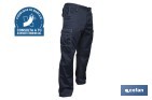 PANTALON DE TRAVAIL ÉLASTIQUE TYPE DENIM | TAILLE DE LA 38 À LA 64 | COULEUR BLEU MARINE