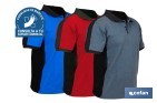POLO DE TRABAJO TRANSPIRABLE CON CIERRE DE 3 BOTONES | MATERIALES: 95 % ALGODÓN Y 5 % ELASTANO | DISPONIBLE DESDE LA TALLA S HASTA LA XXXL EN DIFERENTES COLORES