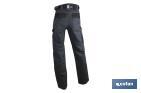 Pantaloni da lavoro | Modello Quant | Composizione: 60% cotone e 40% poliestere | Colore: grigio-nero - Cofan