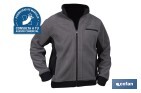 CHAQUETA POLAR DE TRABAJO | MODELO WALKER | COMPOSICIÓN: 100% POLIÉSTER | COLOR GRIS/NEGRO
