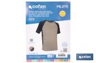 Camiseta técnica de trabajo | Tejido transpirable | Material: 100 % poliéster | Disponible en varias tallas y colores | Personalizable con tu logo - Cofan