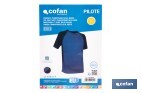 Camiseta técnica de trabajo | Tejido transpirable | Material: 100 % poliéster | Disponible en varias tallas y colores | Personalizable con tu logo - Cofan