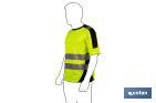 T-shirt de Alta Visibilidade | Talhas da S a XXXL | Na Cor Amarelo e Preto - Cofan