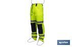 Pantalon à haute visibilité | Tailles de la S jusqu’à la XXXL | Couleur jaune et bleu marine - Cofan