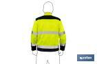 High visibility jacket | Available sizes from S to XXXL | Yellow and navy blue - Cofan