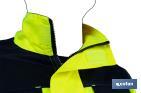 Chaqueta de Alta Visibilidad | Tallas desde la S hasta la XXXL | Color Amarillo y Azul Marino - Cofan