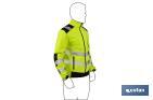 High visibility softshell jacket | Available sizes from S to XXXL | Yellow and black - Cofan