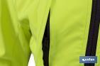 Veste Softshell à haute visibilité | Tailles de la S jusqu’à la XXXL | Couleur jaune et noir - Cofan