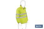 High visibility waterproof jacket | Available sizes from S to XXXL | Yellow - Cofan