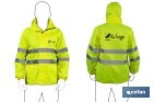 Impermeabile ad alta visibilità | Taglie dalla S alla XXXL | Giallo - Cofan
