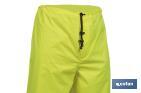 Pantalon de pluie à haute visibilité | Bandes à haute visibilité | Couleur : Jaune et bleu | Disponible de la taille S à la XXXL - Cofan