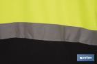 Cofan Polaire à haute visibilité | Fermeture éclair | Couleur : Jaune et bleu | Disponible de la taille S à la XXXL - Cofan