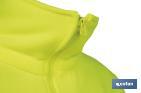 Cofan Polaire à haute visibilité | Fermeture éclair | Couleur : Jaune et bleu | Disponible de la taille S à la XXXL - Cofan