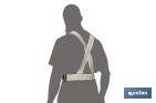 Tirantes reflectantes de alta visibilidad con 5 puntos de ajuste | EPI Categoría II para garantizar visibilidad - Cofan