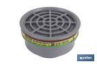 FILTERS TYPE A.B.E.K1 FOR SILICONE MASK | GUARANTEED PROTECTION AND SAFE RESPIRATION AGAINST WORKS | DOUBLE FILTER M6000E