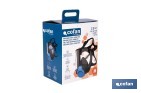 Máscara completa Clase 1 para doble filtro lateral y visor de alta protección | Filtros no incluidos | Conforme con la normativa EN 136 y EN 166 - Cofan
