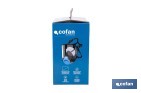 Máscara completa Clase 1 para doble filtro lateral y visor de alta protección | Filtros no incluidos | Conforme con la normativa EN 136 y EN 166 - Cofan