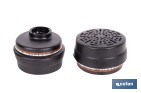 Set de 2 filtros A1P3 para máscara completa Cofan | Protección frente a gases, vapores y partículas P3 - Cofan