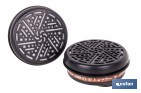 SET DE 2 FILTROS A1 PARA MÁSCARA COMPLETA COFAN | PROTECCIÓN FRENTE A GASES Y VAPORES DE COMPUESTOS QUÍMICOS