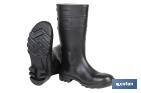 RAIN BOOT | HIGH SHAFT SAFETY RAIN BOOT S-5 | BLACK | PVC