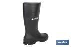 Bota de Agua | Alta | Fabricada PVC | Cor Negro | Forro Interior de Malha - Cofan