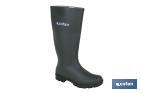 Rain Boot | High Shaft | PVC | Green | Inner Knit Lining - Cofan