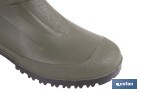 Rain Boot | High Shaft | PVC | Green | Inner Knit Lining - Cofan
