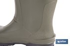 Rain Boot | High Shaft | PVC | Green | Inner Knit Lining - Cofan