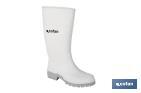 Botte de pluie blanche en PVC, mod. alimentaire - Cofan