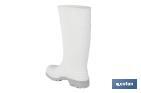 Botte de pluie blanche en PVC, mod. alimentaire - Cofan