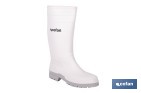 Rain Boot | High Shaft | PVC | White | Non-Slip Sole and Abrasion Resistant - Cofan