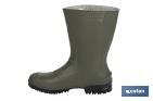 Bota de Agua | Meio Cano | Fabricada PVC | Cor Verde | Sola AntiDerrapante - Cofan
