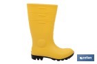 Bota de Água | Segurança S5 | Cor Amarelo| Fabricada em PVC | Biqueira e Palmilha de Aço - Cofan