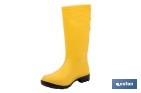 Bota de Água | Segurança S5 | Cor Amarelo| Fabricada em PVC | Biqueira e Palmilha de Aço - Cofan