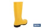 Bota de Água | Segurança S5 | Cor Amarelo| Fabricada em PVC | Biqueira e Palmilha de Aço - Cofan