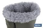 Botas de agua verdes con forro polar | Tallas desde la 36 hasta la 47 - Cofan