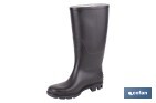 Botas de agua con caña alta | Material: PVC | Color: negro | Alta resistencia al agua, aceites y grasas | Disponible desde la talla 37 hasta la 47 - Cofan