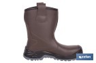 BOTAS DE SEGURIDAD MEGAN PRO CON FORRO DE BORREGUITO | PUNTERA DE COMPOSITE Y SUELA ANTIDESLIZANTE | DISPONIBLE DESDE LA TALLA 37 HASTA LA 47