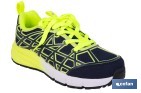 ZAPATILLA DE SEGURIDAD DEPORTIVA SIDNEY S1P ESD CON PUNTERA COMPOSITE KPU PARA USO INTENSIVO | TALLAS DE LA 36 A LA 47