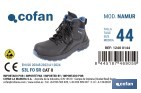 Bota de seguridad deportiva Namur S3L FO SR ESD | Puntera de composite y plantilla antiperforación | Suela antideslizante | Disponible desde la talla 37 hasta la 47 - Cofan