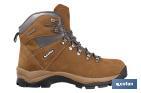 BOTA DE MONTAÑA MARRÓN | TALLAS DE LA 37 A LA 47 | BOTA DE PIEL NOBUCK PARA TREKKING