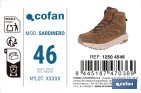 Bota de trekking impermeable modelo Sardinero | Piel de serraje con suela de Phylon y TPR | Disponible desde la talla 39 hasta la 46 - Cofan
