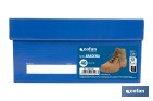 Bota de trekking Aracena con suela antideslizante de caucho | Serraje natural y cierre por cordones | Adecuada para senderismo y media montaña | Disponible desde la talla 38 hasta la 46 - Cofan